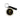 Anaheim Ducks Round Keychain - Black