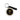 Anaheim Ducks Round Keychain - Black
