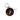 Arizona Coyotes Round Keychain - Black