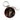 Arizona Coyotes Round Keychain - Black