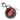 Detroit Red Wings Round Bag Tag - Red