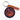 Edmonton Oilers Round Keychain - Blue/Orange