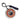 Edmonton Oilers Round Bag Tag - White/Orange