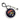 Florida Panthers Round Bag Tag - Navy