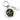 Minnesota Wild Round Keychain - White/Green