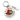 Ottawa Senators Round Keychain - White