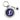 Tampa Bay Lightning Round Keychain - White/Blue