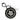 Toronto Maple Leafs Round Bag Tag - Black