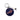 Washington Capitals Round Keychain - Navy