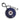 Winnipeg Jets Round Bag Tag - Blue