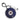 Winnipeg Jets Round Bag Tag - Blue