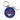 New York Rangers Round Keychain - Blue