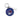 New York Rangers Round Keychain - Blue