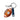 Montreal Alouettes Football Shaped Keychain