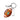 Saskatchewan Roughriders Football Shaped Keychain