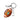 Saskatchewan Roughriders Football Shaped Keychain