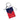 Montreal Alouettes Rectangle Keychain - Blue/Red