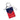 Montreal Alouettes Rectangle Keychain - Blue/Red