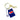FIFA Mini Rectangle Keychain - France Initials