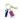 FIFA Mini Round Keychain - France Initials