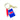 FIFA Mini Rectangle Keychain - Netherlands Initials