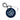 Montreal Alouettes Round Bag Tag - Blue