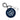 Montreal Alouettes Round Bag Tag - Blue