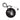 Edmonton Elks Round Bag Tag - Black/White