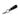 Anaheim Ducks Loop Keychain - Black Text