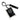 Los Angeles Kings Rectangle Bag Tag - Black/White Ice