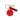 Hockey Canada Mini Round Keychain - Red