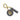 Hockey Canada Mini Round Bag Tag - Grey/Gold