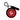 Hockey Canada Round Bag Tag - Red