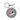 Hockey Canada Round Keychain - Grey