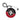 Ottawa Redblacks Round Bag Tag - Black/Red