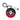 Ottawa Redblacks Round Bag Tag - Black/Red