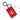 Hockey Canada Rectangle Bag Tag - Red