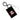 Hockey Canada Rectangle Bag Tag - Black