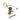Hamilton Tiger-Cats Rectangle Bag Tag - White
