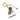 Hamilton Tiger-Cats Rectangle Bag Tag - White