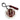 Arizona Coyotes Round Bag Tag - White