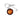 Basketball Mini Round Keychain - Orange