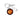 Basketball Mini Round Keychain - Orange