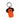 BC Lions Jersey Keychain - Orange Text