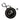 Colorado Avalanche Round Bag Tag - Black