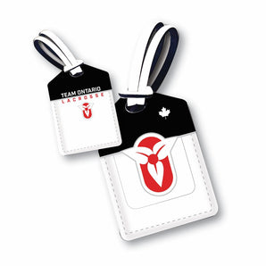 Ontario Lacrosse Luggage Tag - Black/White