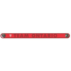 Ontario Lacrosse Slim Bracelet - Bold Red