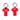 Ontario Lacrosse Jersey Keychain - Red