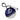 Tampa Bay Lightning Round Bag Tag - Blue/White