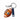 Football shaped leather keychain with Toronto Argonauts logo and has a name engraved
